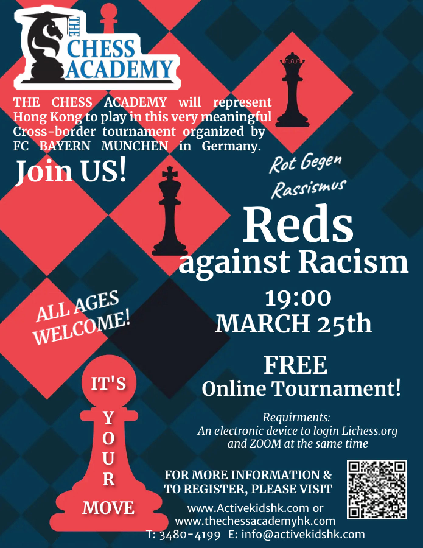 Reds against Racism” Online Tournament